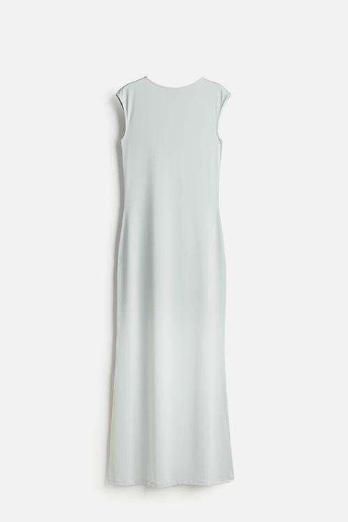 Mermaid-skirt bodycon dress - light turquoise