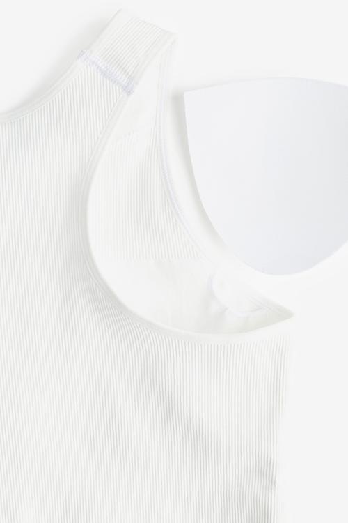 Medium support sports bra in drymove™ - white