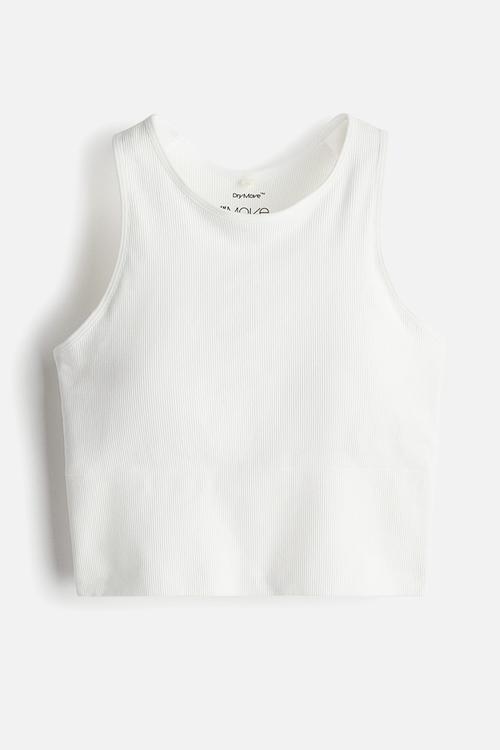 Medium support sports bra in drymove™ - white
