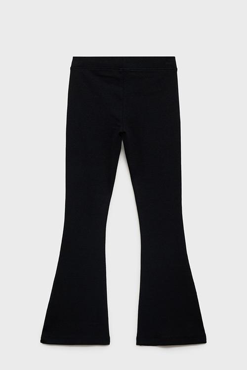 Leggings ribflare - black