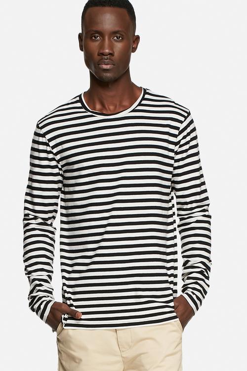 Stripe long sleeve tee