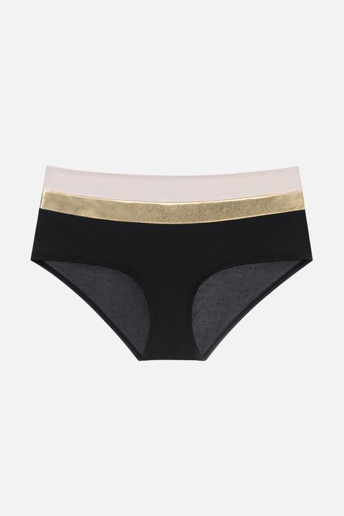 Plus Lawaki midi bikini bottom - black