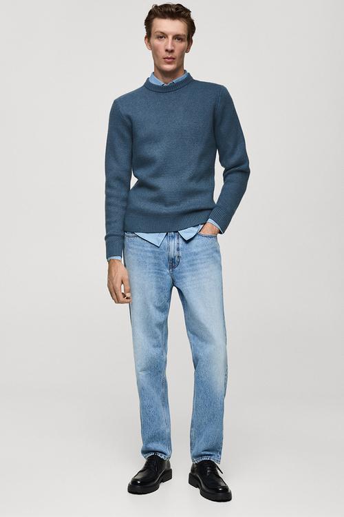 Sweater borges - light pastel blue