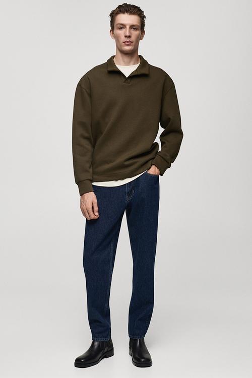 Sweatshirt claudio - beige & khaki