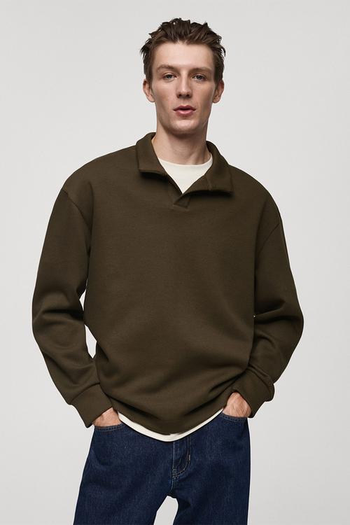 Sweatshirt claudio - beige & khaki