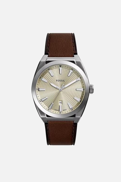 Everett brown leather watch everett brown leather watch - brown