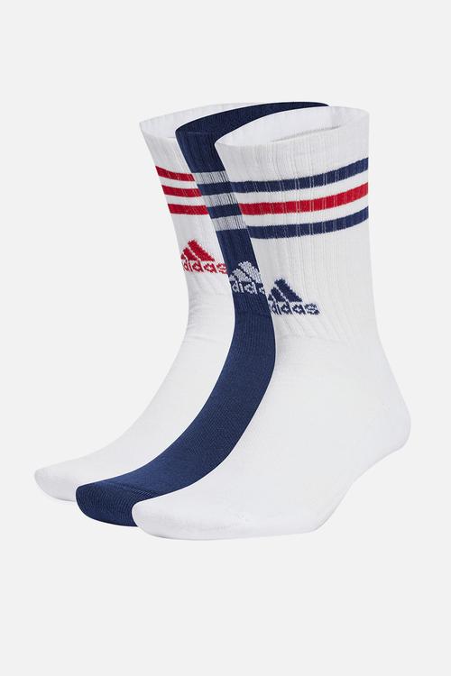 3S C Spw Crw 3P - White/Team Navy Blue 2/White/Better Scarlet