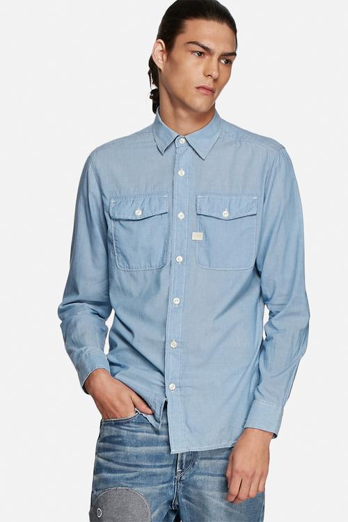 Landoh  army slim shirt