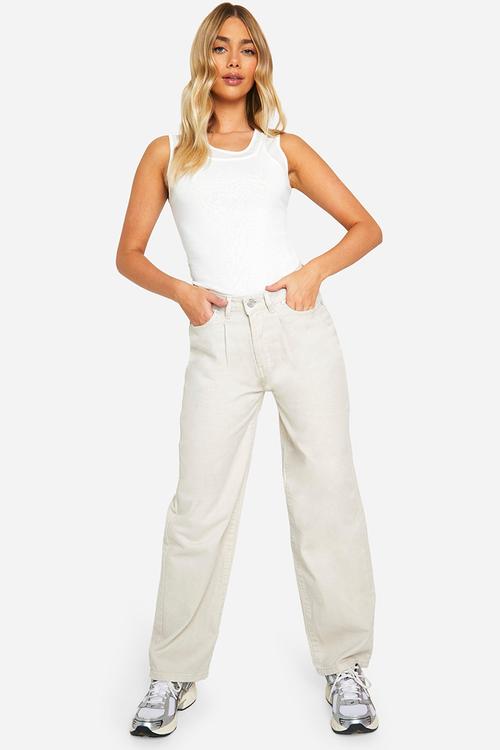 Basics extreme wide leg jeans - ecru