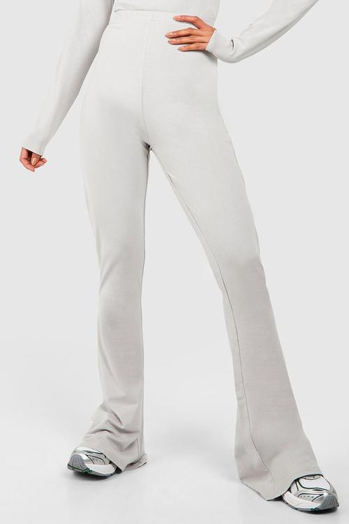 Premium super soft high waisted flares - grey