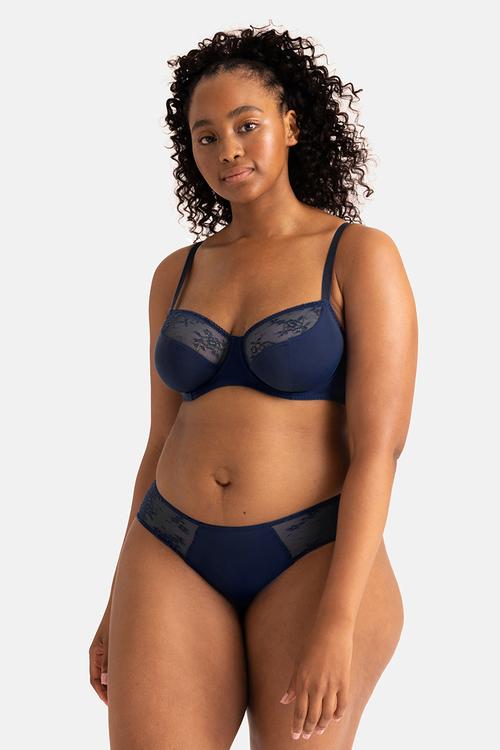 Talia wired bra - blue
