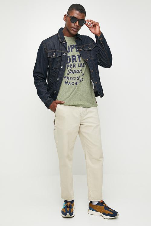 Copper label workwear T-shirt - Hushed Olive Grit