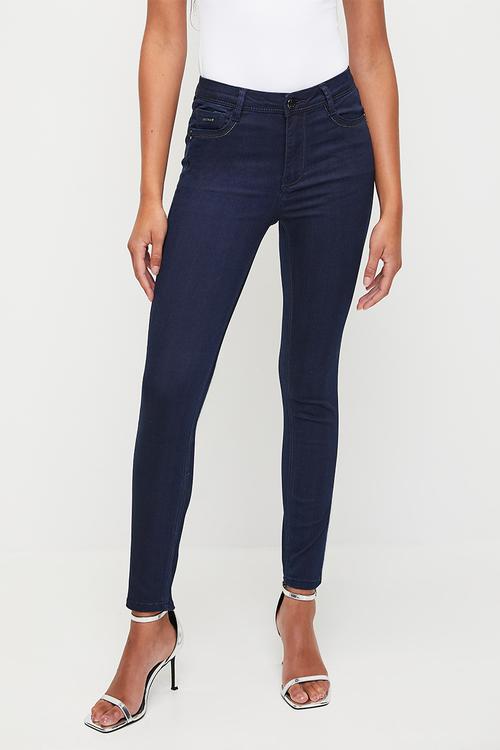Lia Skinny Jeans - Blue Black