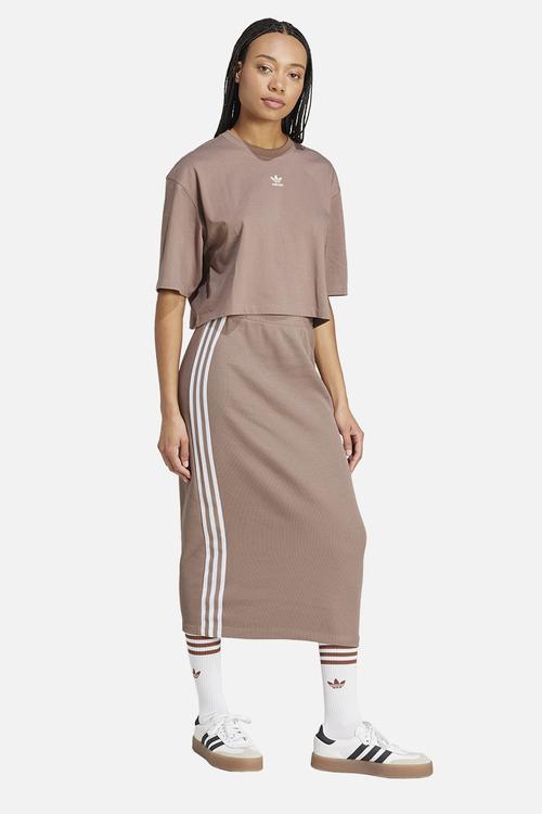 Knitted Skirt - Trace Brown