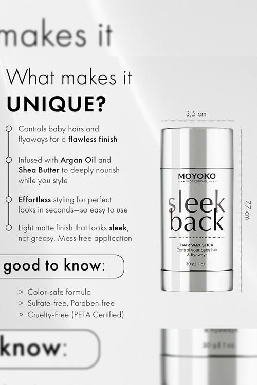 Sleek Back Hair Wax Stick