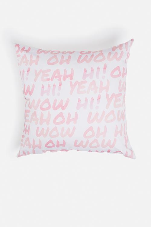 Oh wow printed cushion