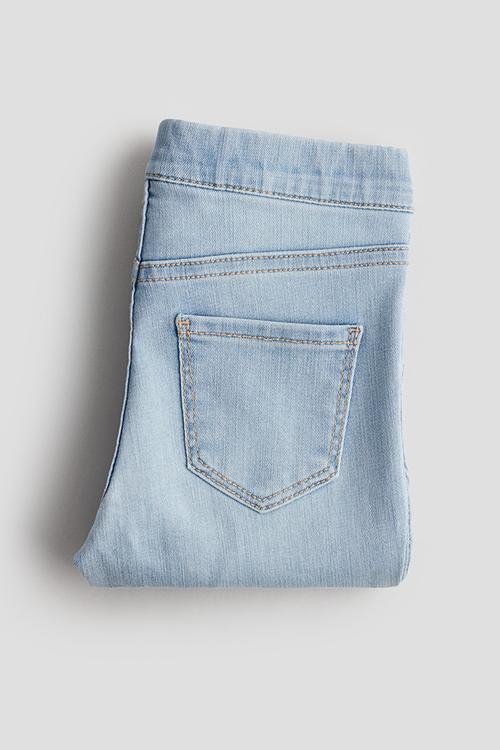 Superstretch flared leg jeans - light denim blue