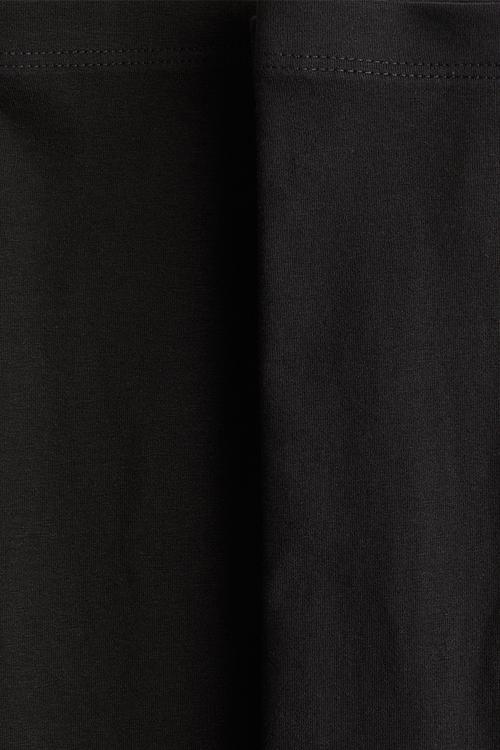 2-Pack cotton leggings - black