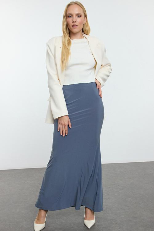 Anthracite Body-Smoothing Fish Shape Flexible Skirt