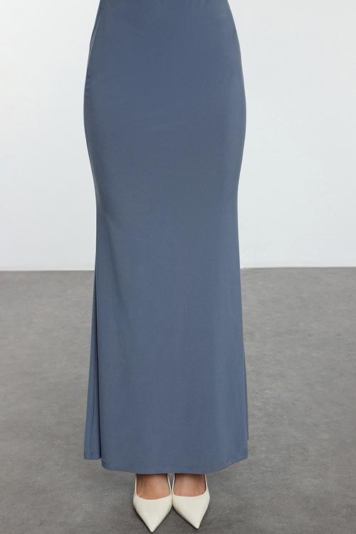 Anthracite Body-Smoothing Fish Shape Flexible Skirt