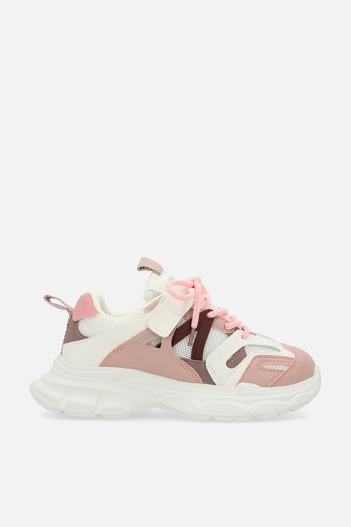 Chunky sneaker - white & pink