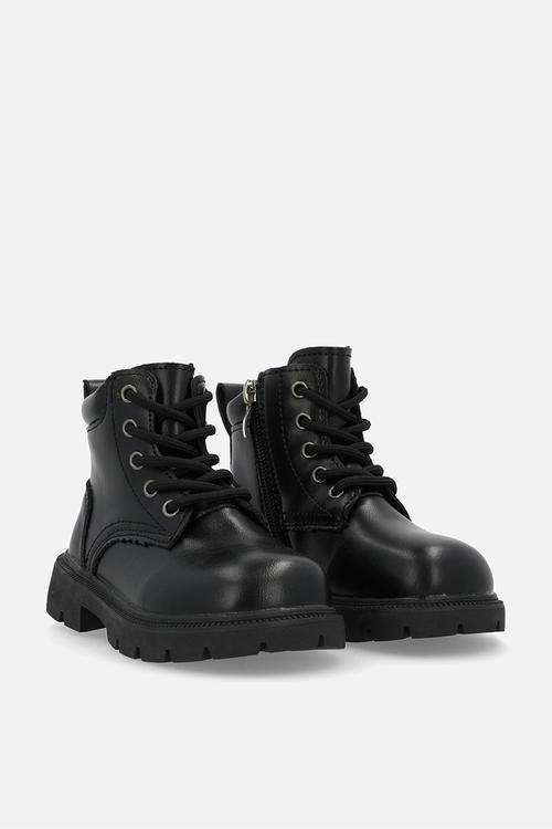 Lace up boots - black