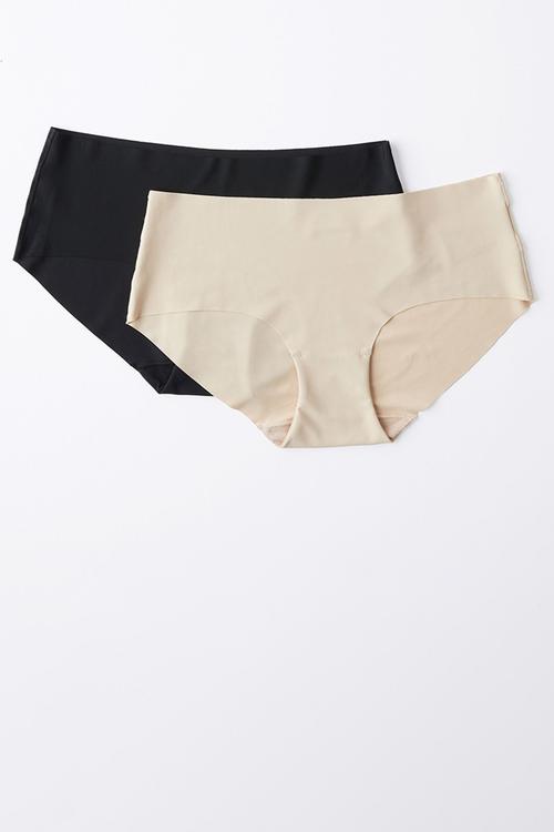 The Invisible Boyleg Brief 2Pack - Black/Frappe