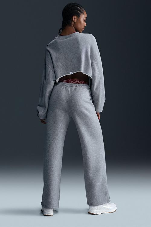 Nike Phoenix fleece pant - Dk Grey Heather
