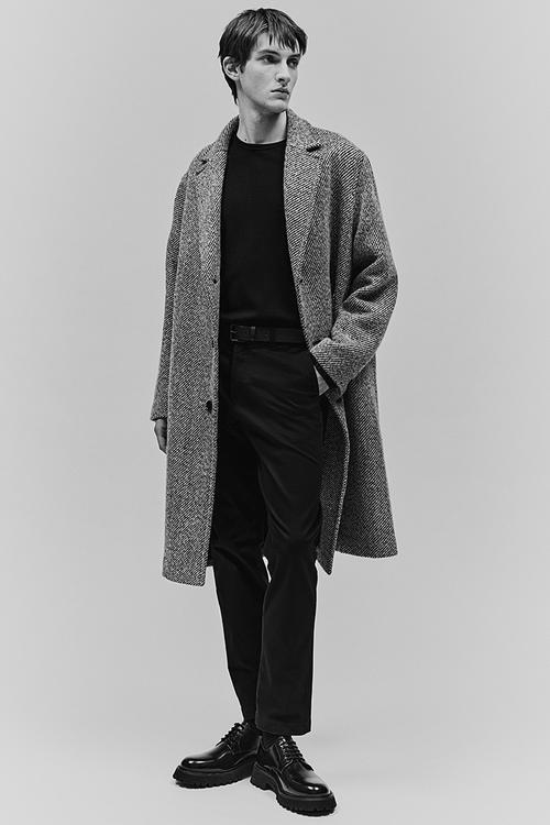 Slim fit cotton chinos - black