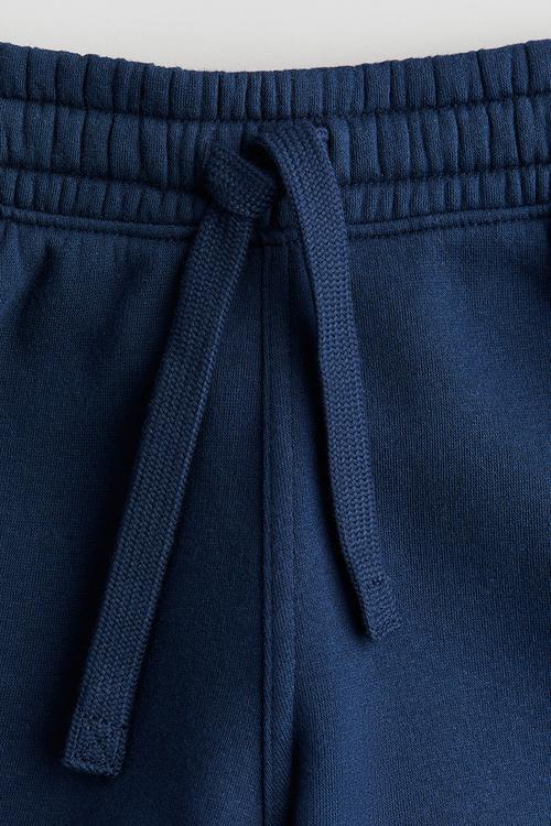 Cotton sweatshirt joggers - blue