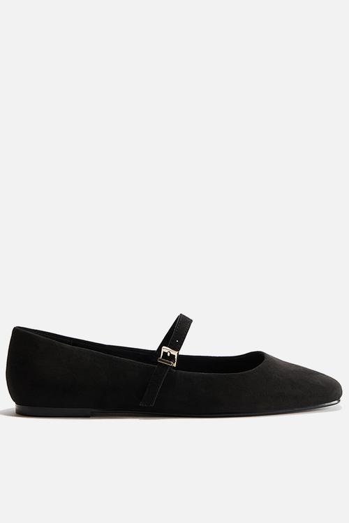 Mary jane ballet pumps - black