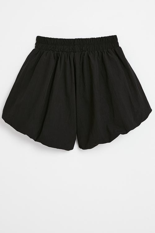 Bubble short - black