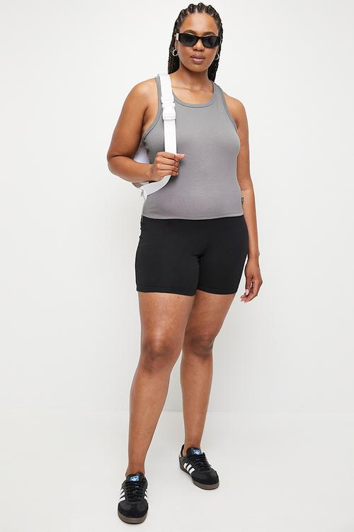Plus Active Core Rib Racer Tank - Allspice