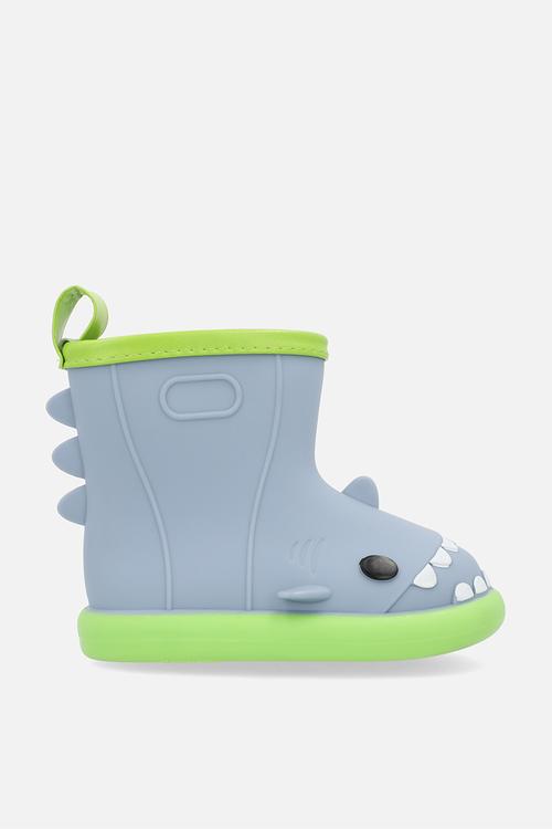Rain boots - green & blue