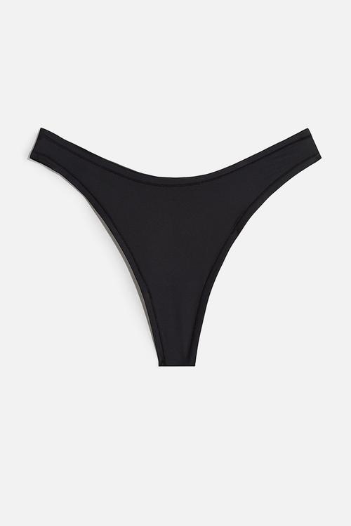 3 pack microfibre thong briefs - black