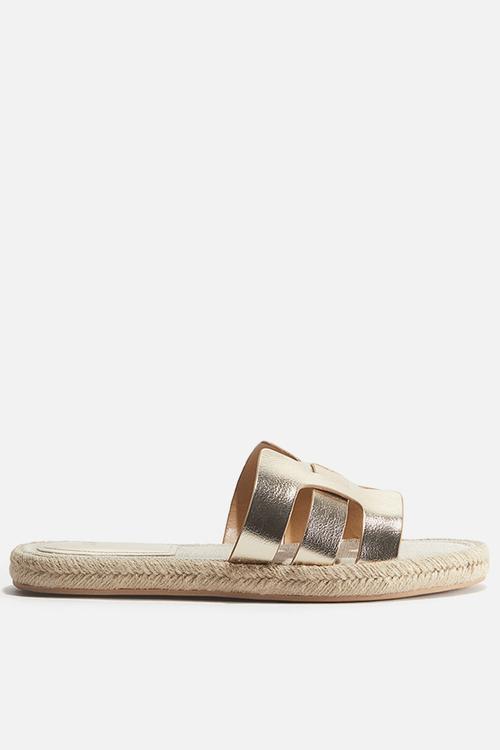 Espadrille sandals - gold