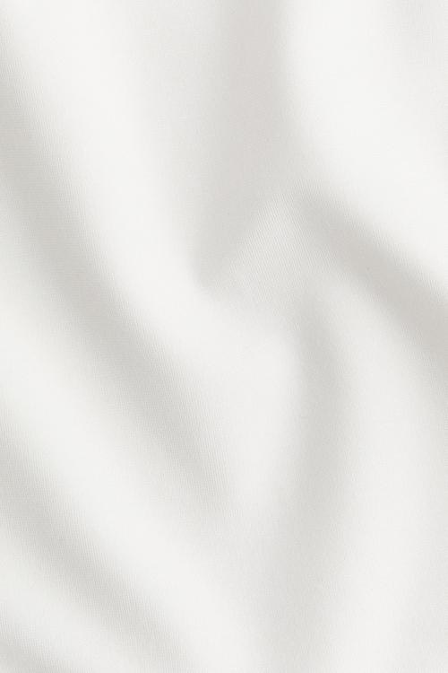 Off-the-shoulder jersey top - white