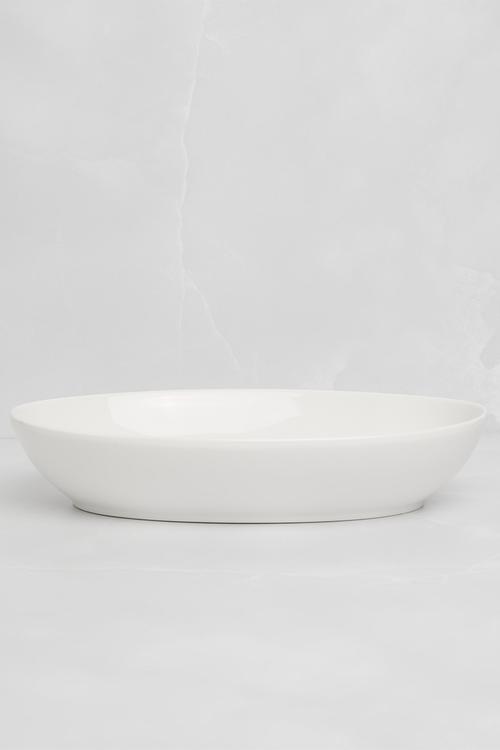 Wba oval bowl 30x20cm - white