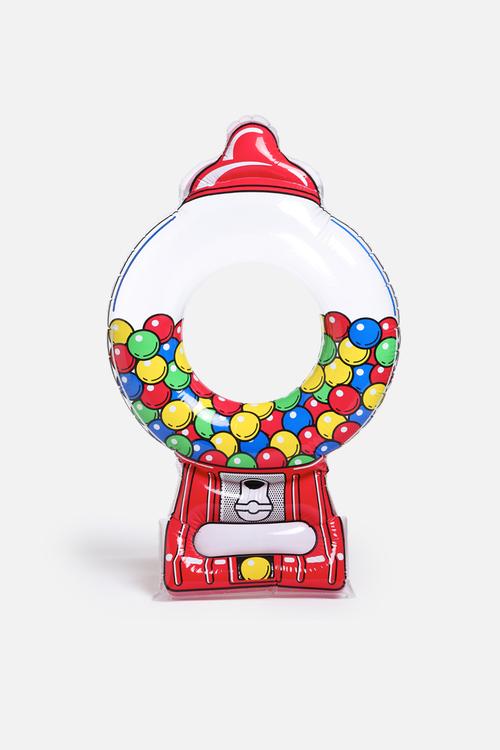 Giant gumball machine pool float