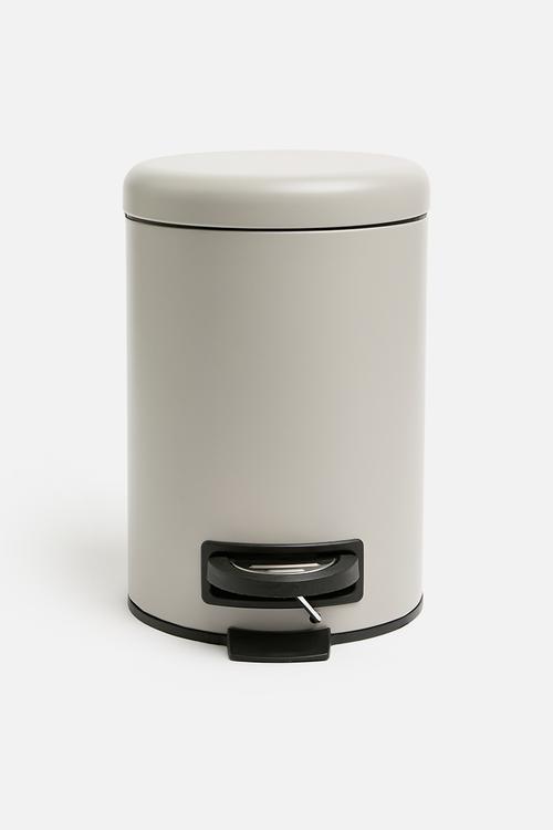 Small pedal bin - taupe