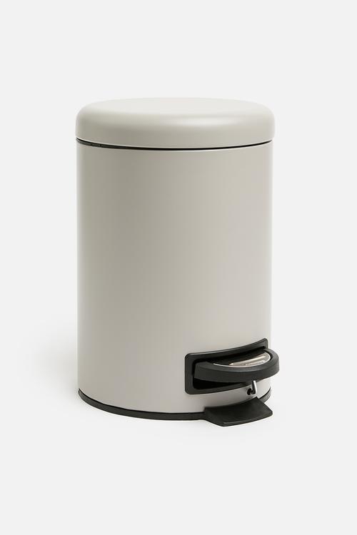 Small pedal bin - taupe