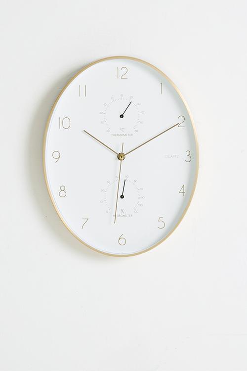 Multi wall clock - white