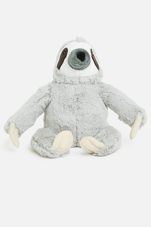 Plush sloth doorstop - grey