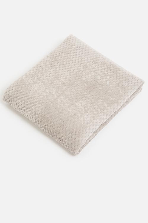 Waffle Plush Fleece - Natural