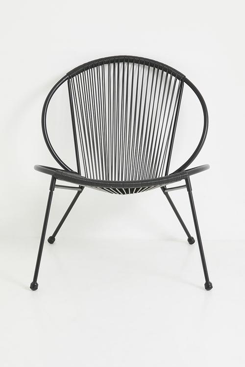 Strung outdoor garden set of 3 - black