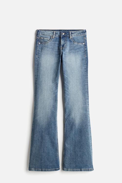 Flared low jeans - blue