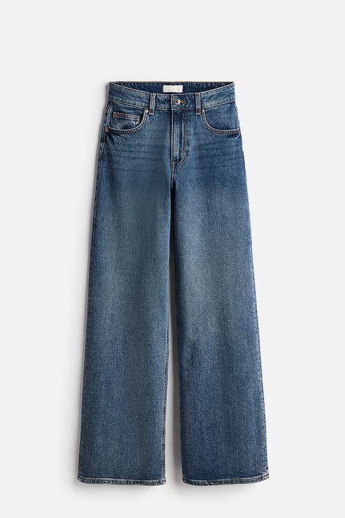 Wide high jeans - blue