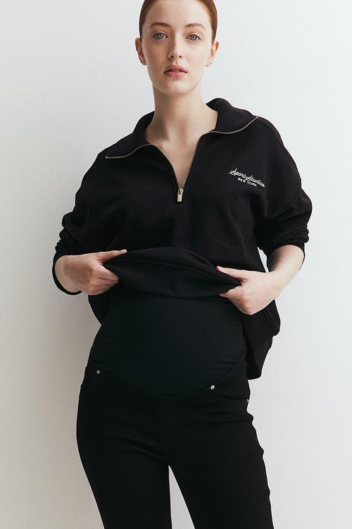 Mama skinny jeans - black