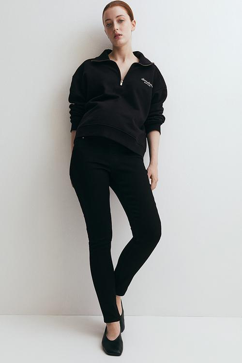 Mama skinny jeans - black