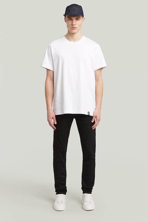 3301 slim fit elto nero superstretch - pitch black